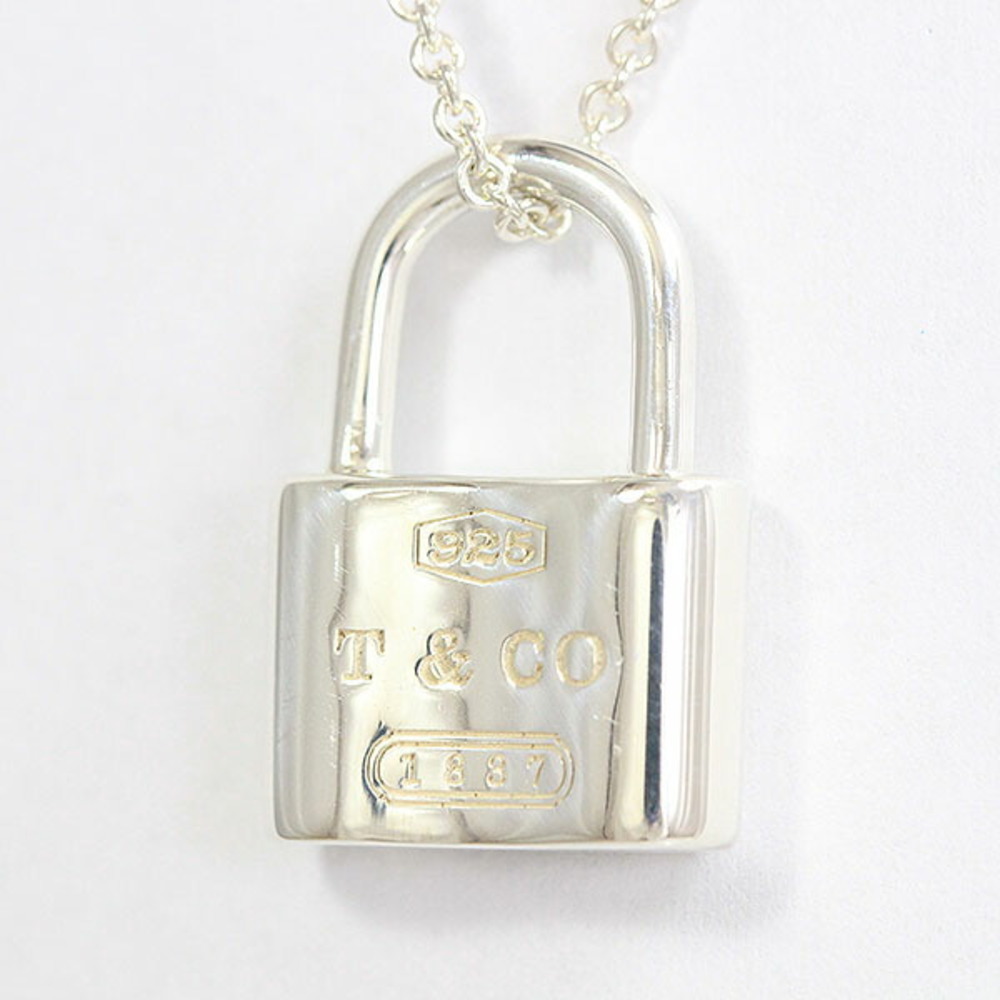 Tiffany Lock Necklace Silver